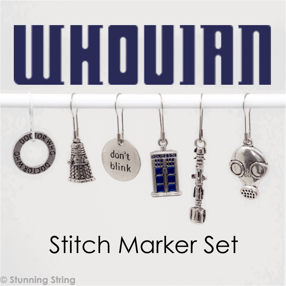 Whovian - Stitch Marker Set