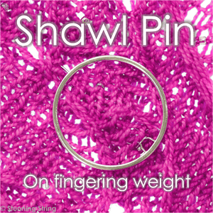 Linear Marble Shawl Pin