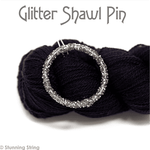 Glittery Shawl Pin