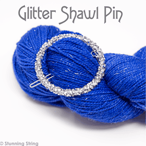 Glittery Shawl Pin