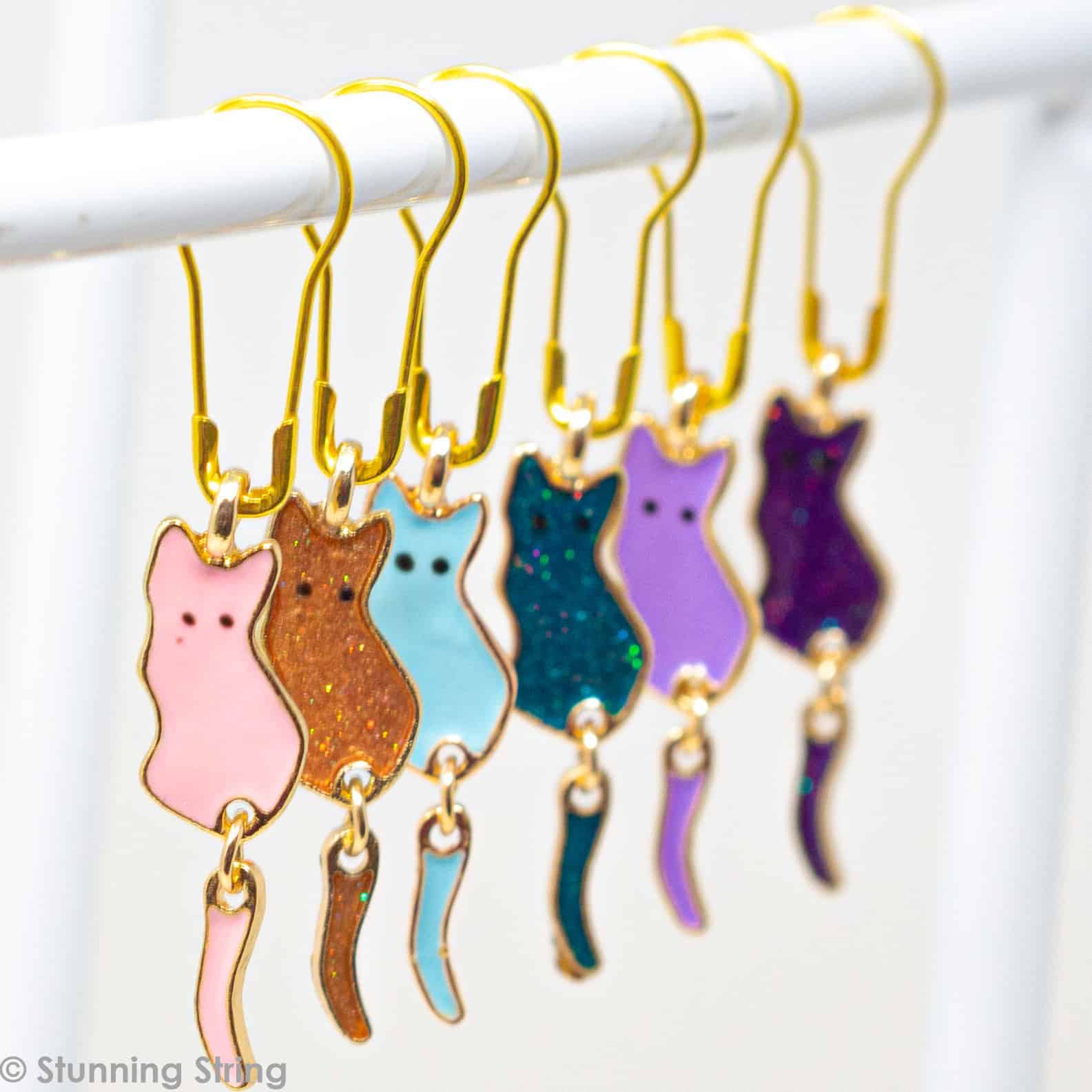 Cat Tales Stitch Marker Set