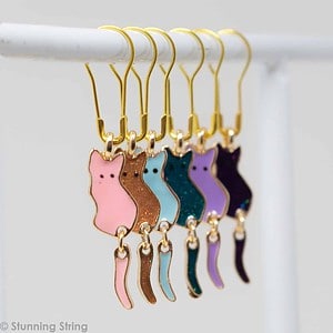 Cat Tales Stitch Marker Set - Image 2