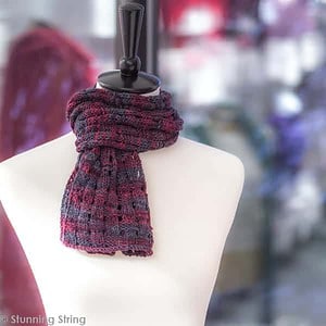 Flannel Check Scarf pattern - Image 4