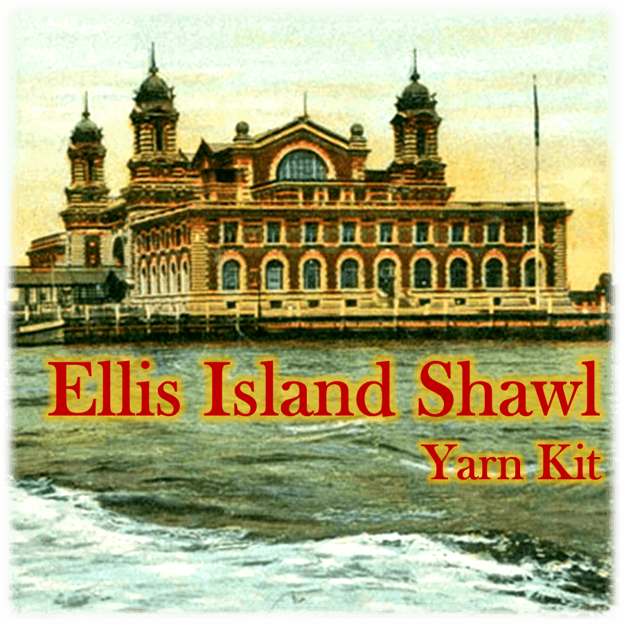 Ellis Island Shawl MKAL Kit