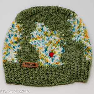 Home is Where the Heart is Hat Kit - Wisconsin