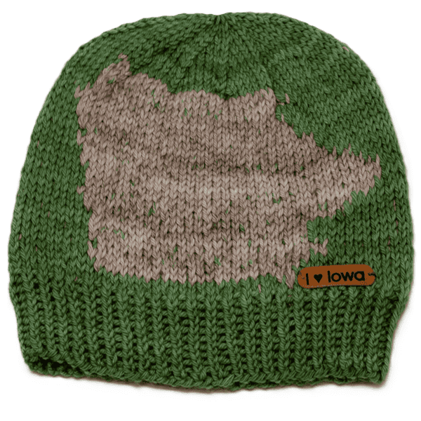 Home is Where the Heart is Hat Kit Iowa
