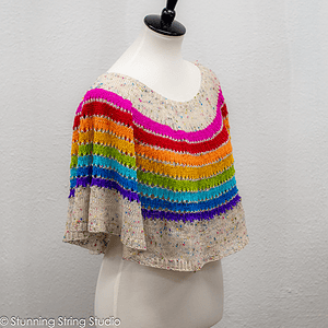 Rainbow is My Favorite Color Poncho pattern - Image 3