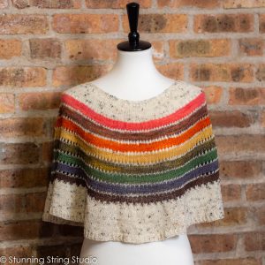 Rainbow is My Favorite Color Poncho pattern - Image 4