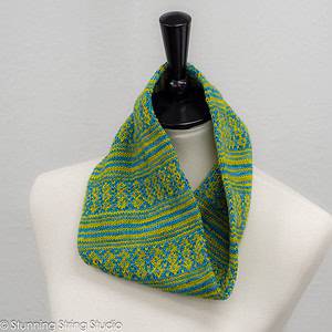 Stranded Beachglass Cowl Pattern - Image 6