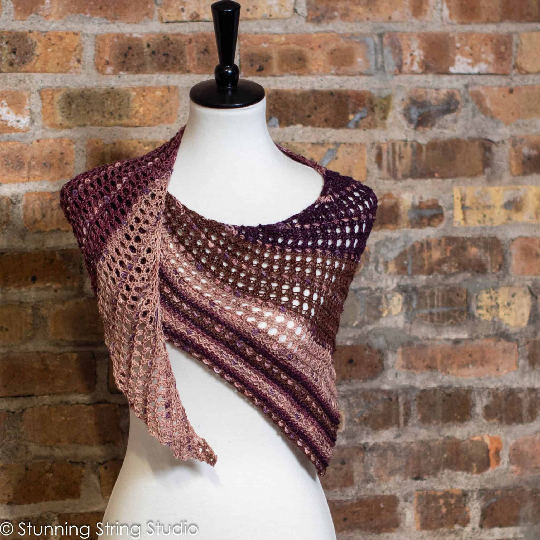 Plumdrop Filigree Shawl Quick Kits Pattern
