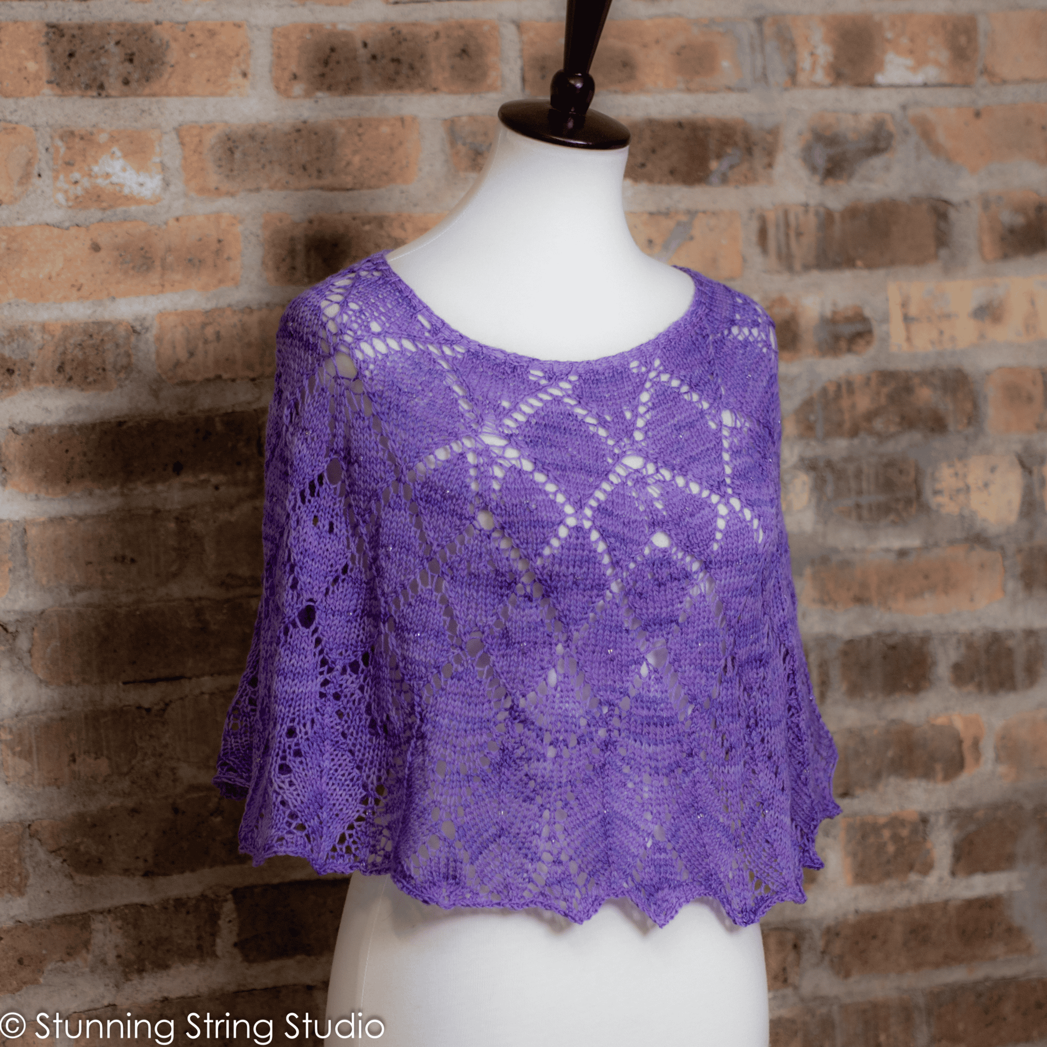 Moonlit Facets Poncho Quick Kits Pattern